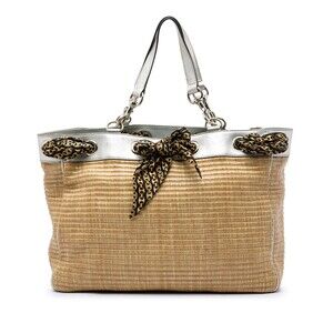 Gucci Large Straw Positano Scarf Tote #320569G62B